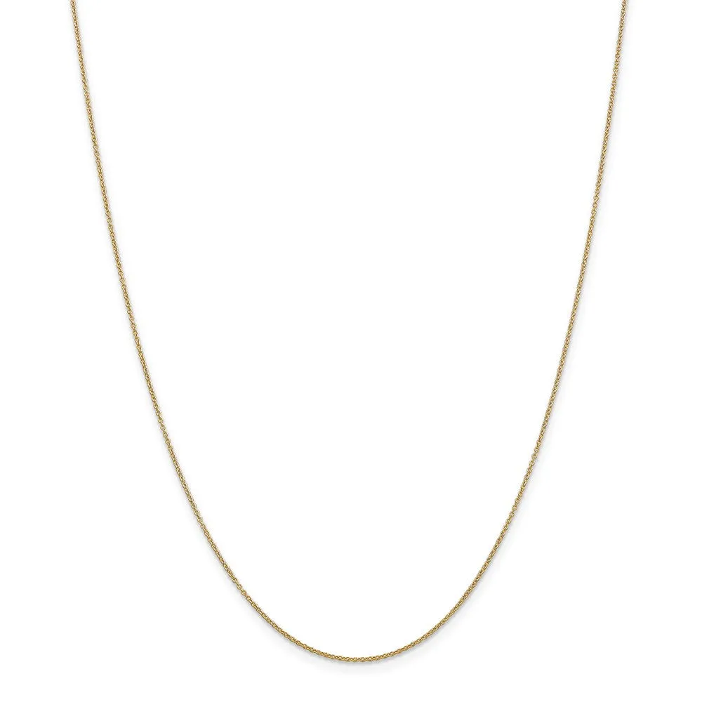 I Heart Tennis Script Necklace in 14k Yellow Gold