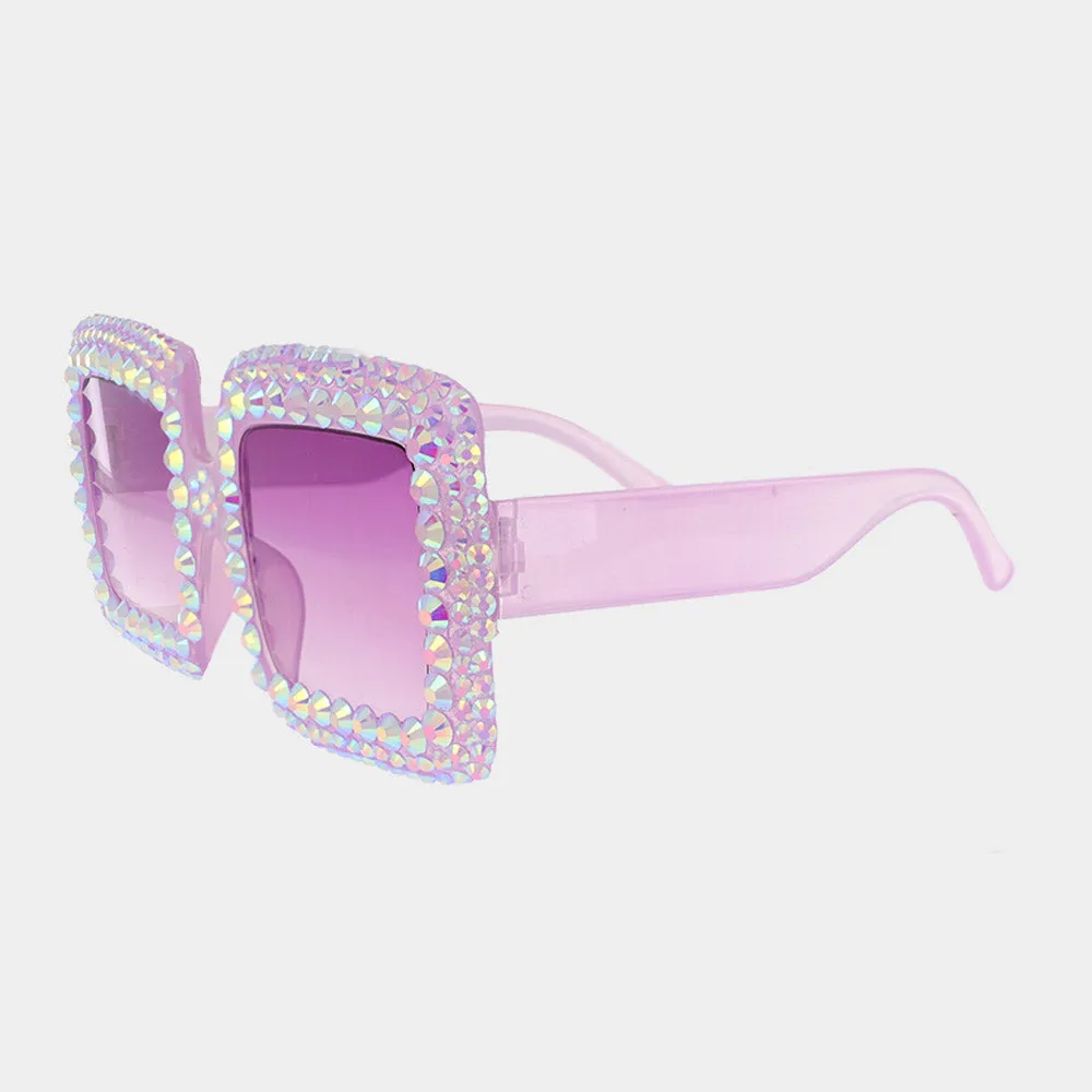 iLLASPARKZ Studded Square Shades