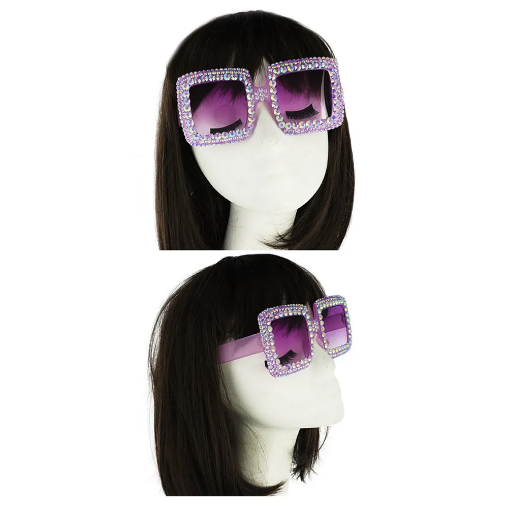 iLLASPARKZ Studded Square Shades