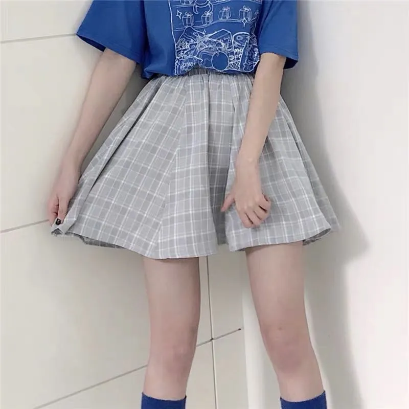 JAPANESE PLAID SKIRT STYLE PREPPY BY61050