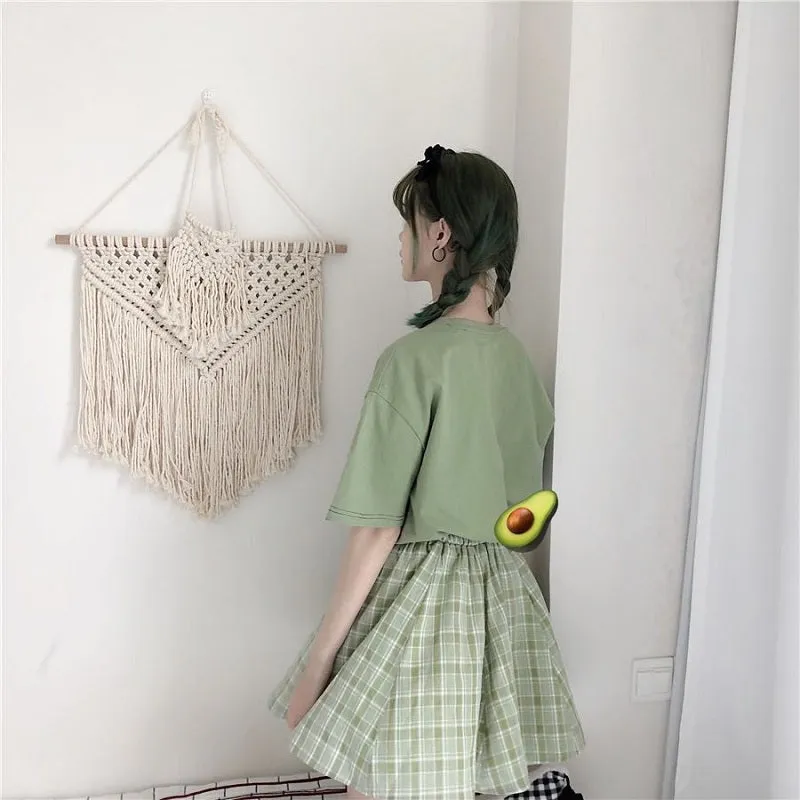 JAPANESE PLAID SKIRT STYLE PREPPY BY61050