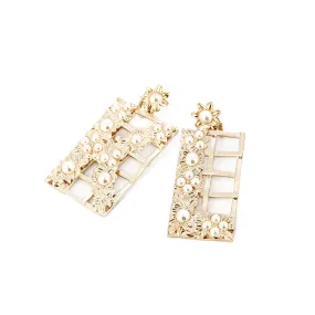 K/Arkive Earrings by Karl Lagerfeld in Gold