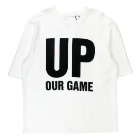Katherine Hamnett White 'Up Our Game' Sweatshirt