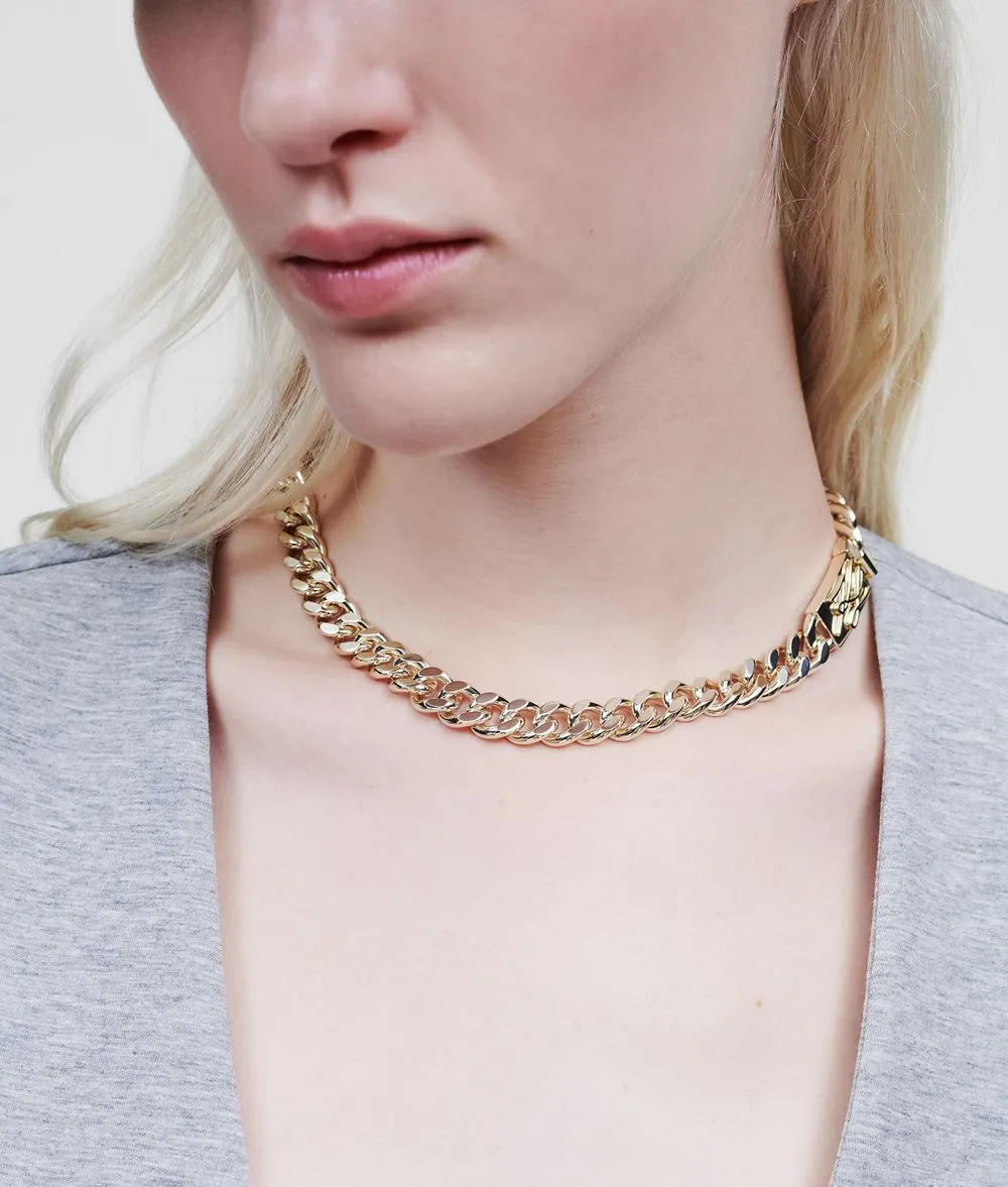 K/Autography Chain Necklace in Gold