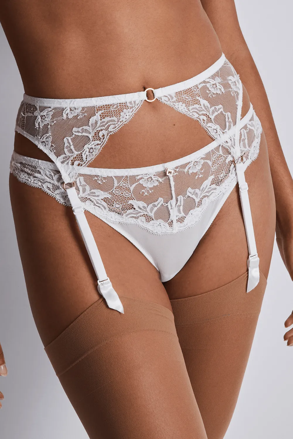 Suspender Belt with Kiss Of Love Design