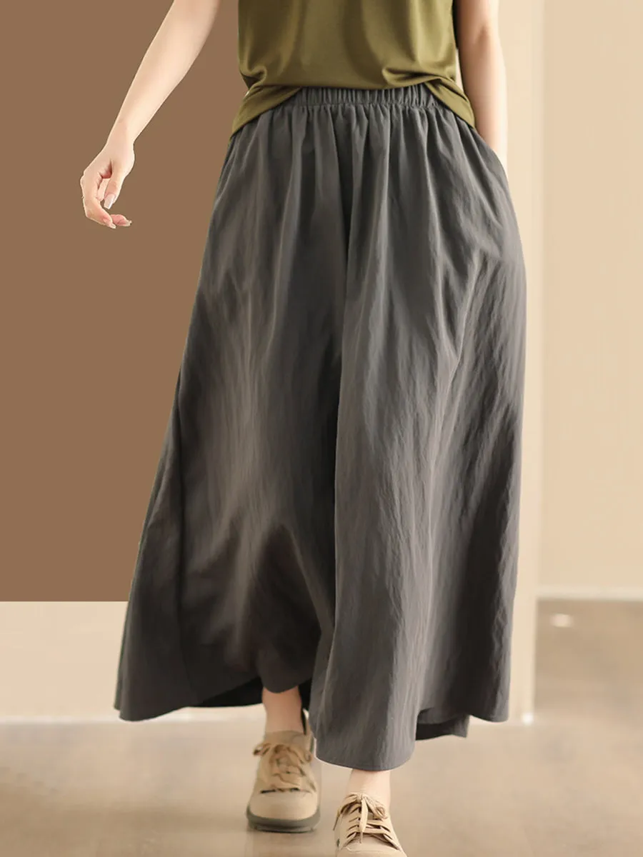 Cotton A-line Skirt for Women