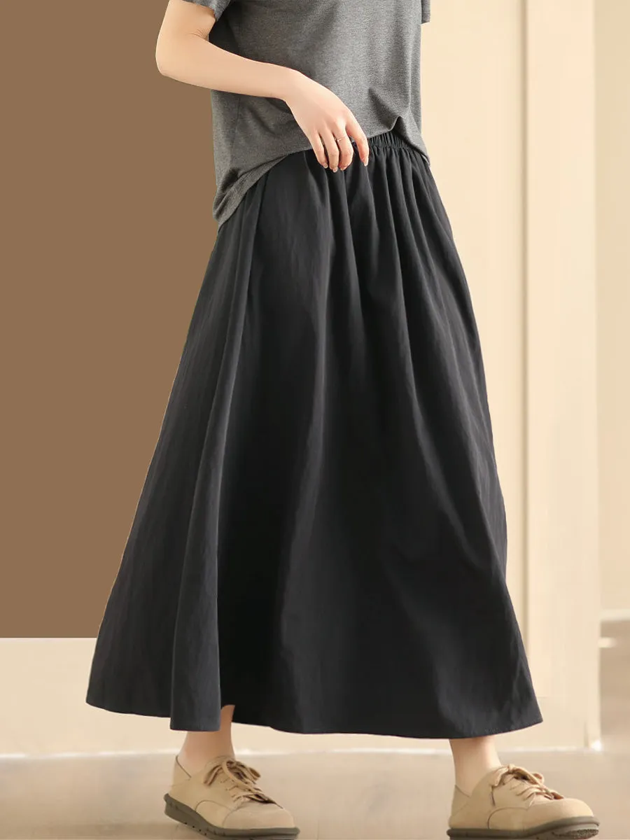 Cotton A-line Skirt for Women