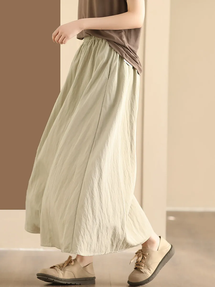 Cotton A-line Skirt for Women