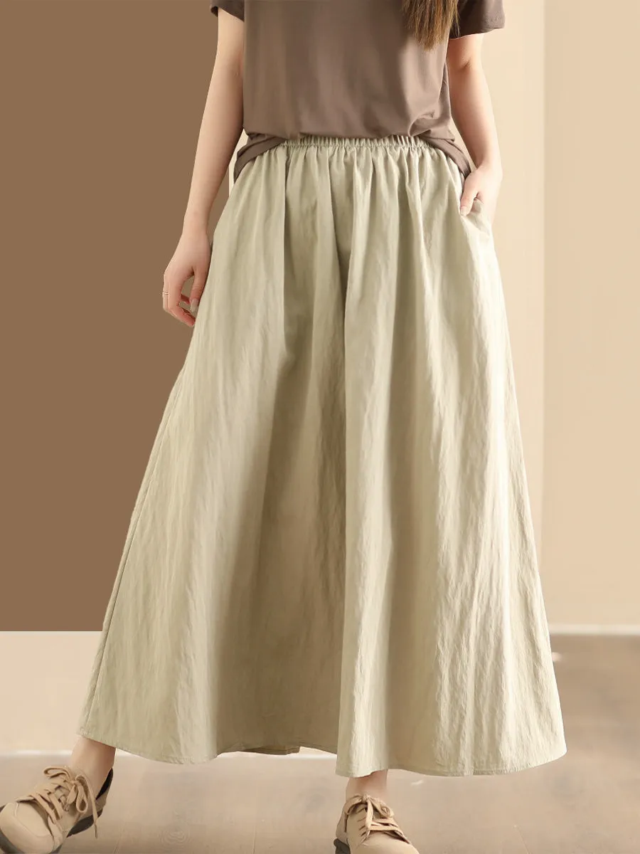 Cotton A-line Skirt for Women