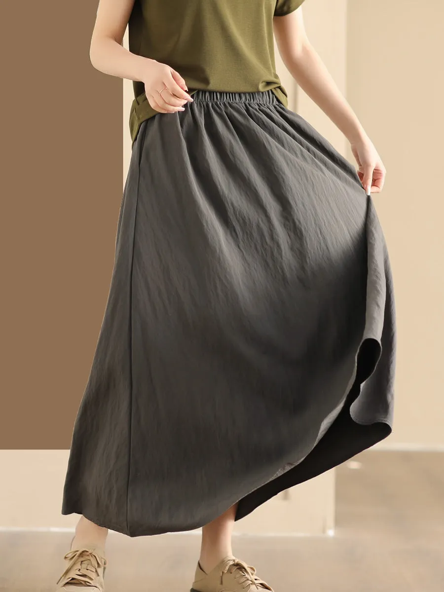 Cotton A-line Skirt for Women