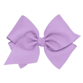 Light Orchid King Grosgrain Hair Bow