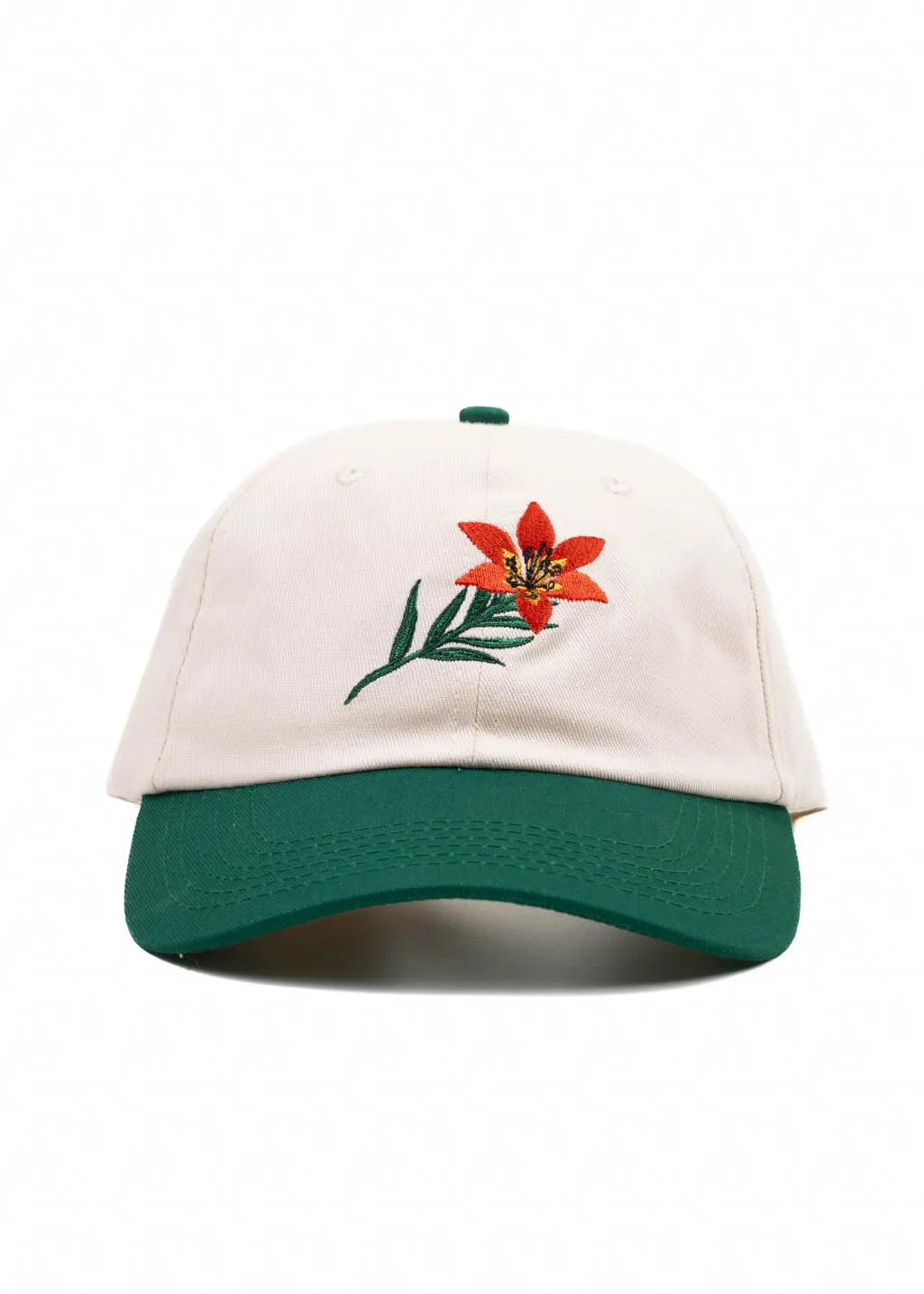 Lilium Dad Cap | Birch/Emerald
