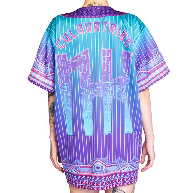 LOGIC LATTICE UNISEX BASEBALL JERSEY