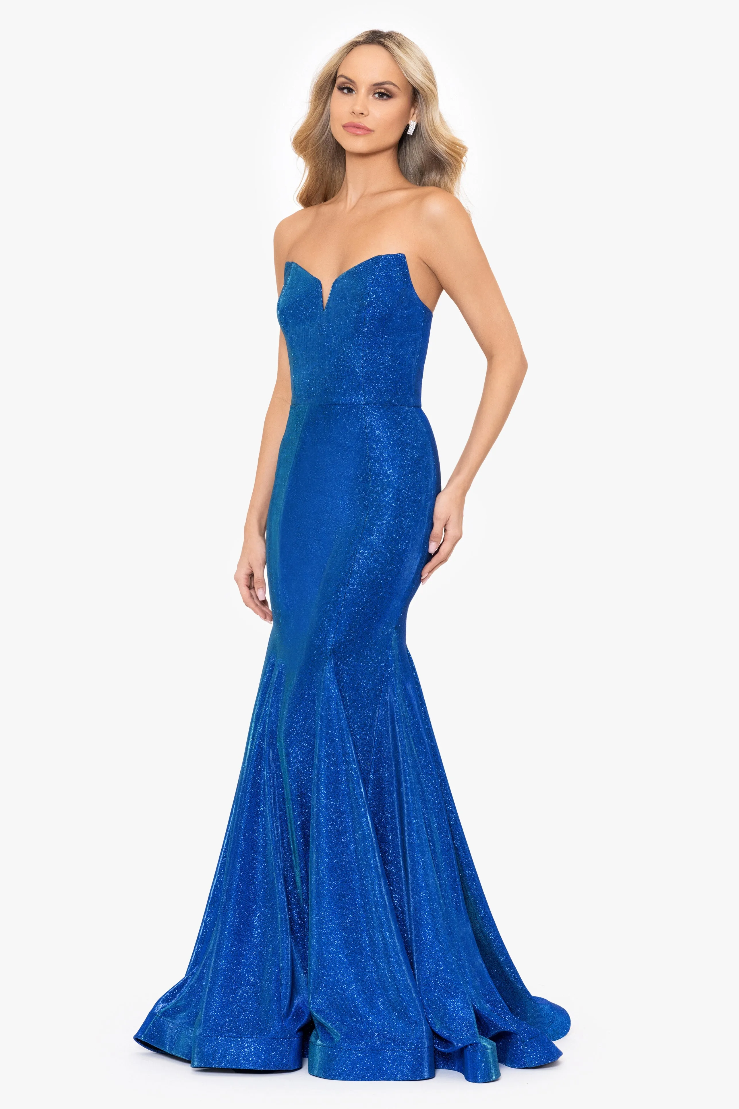 Monroe Long Glitter Mermaid Dress