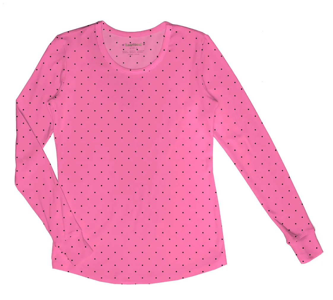 CLEARANCE Heartsoul Long Sleeve Knit Tee for Underscrub