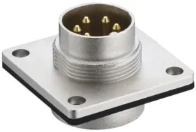 Lumberg 3 Pole Din Plug, 5A, 250 V ac IP68, Male, Panel Mount