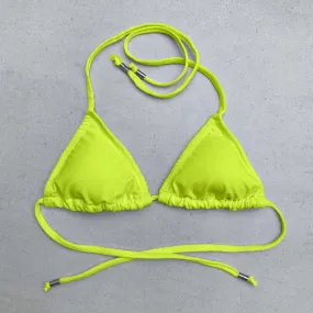 Triangle Lemon Bikini Top