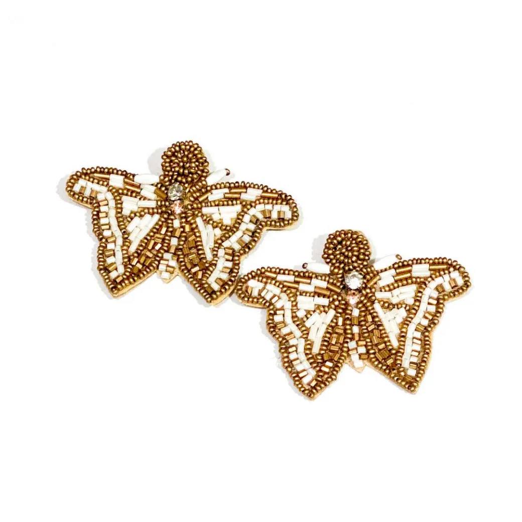 Shimmering Butterfly Earrings