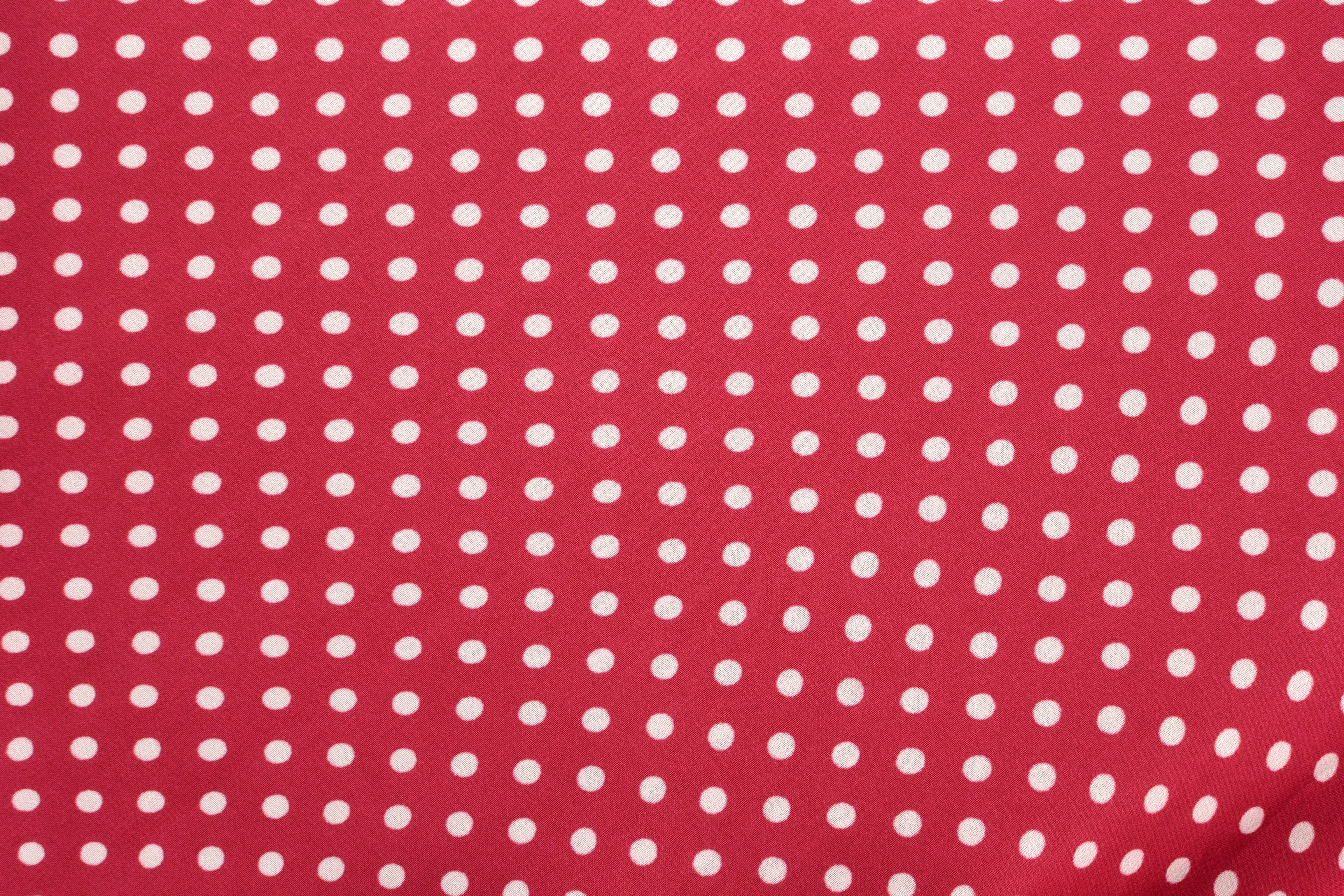 Red Polka Dot Casual Dress