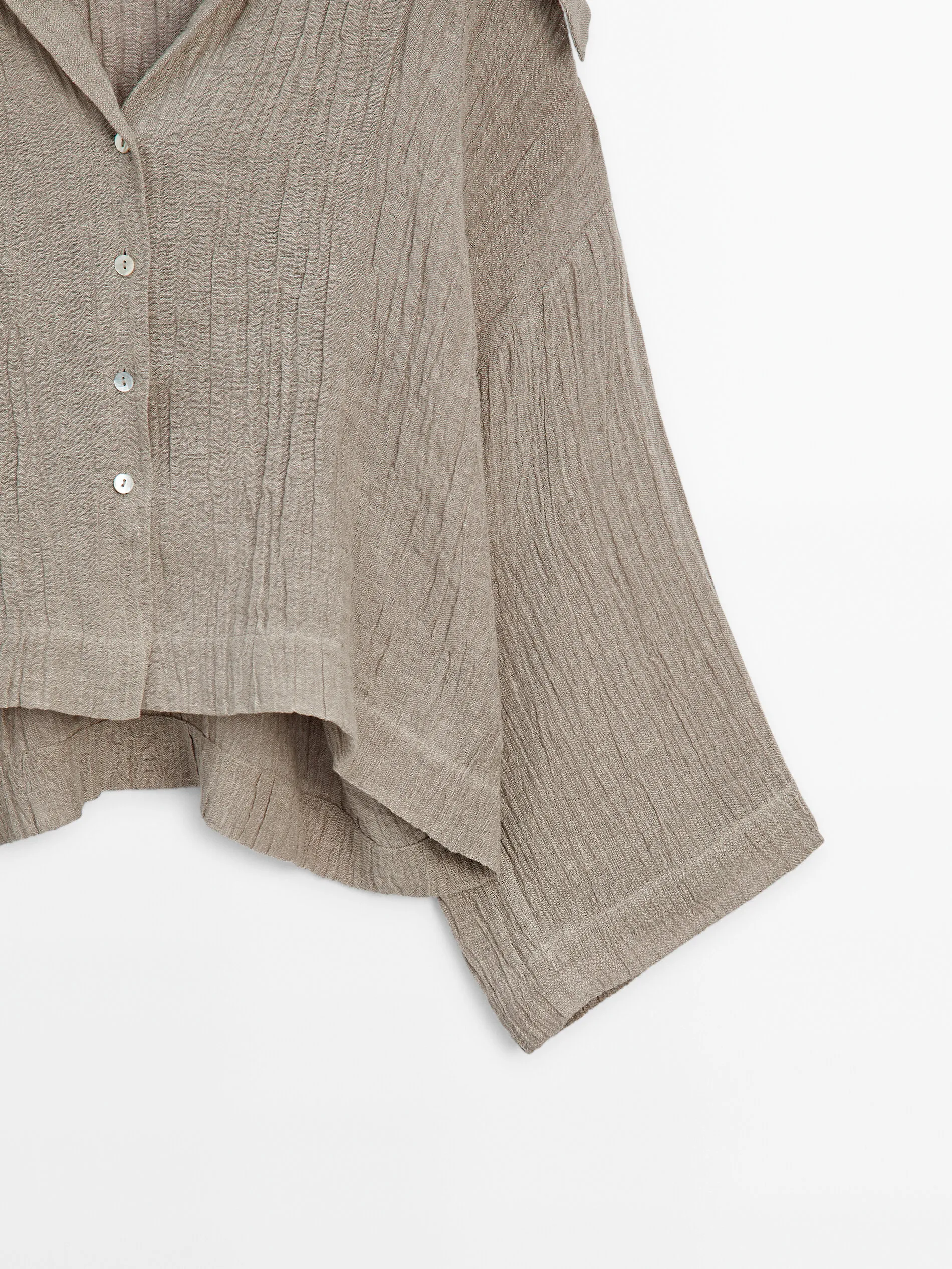 Massimo Dutti Linen Casual Shirts and Blouses