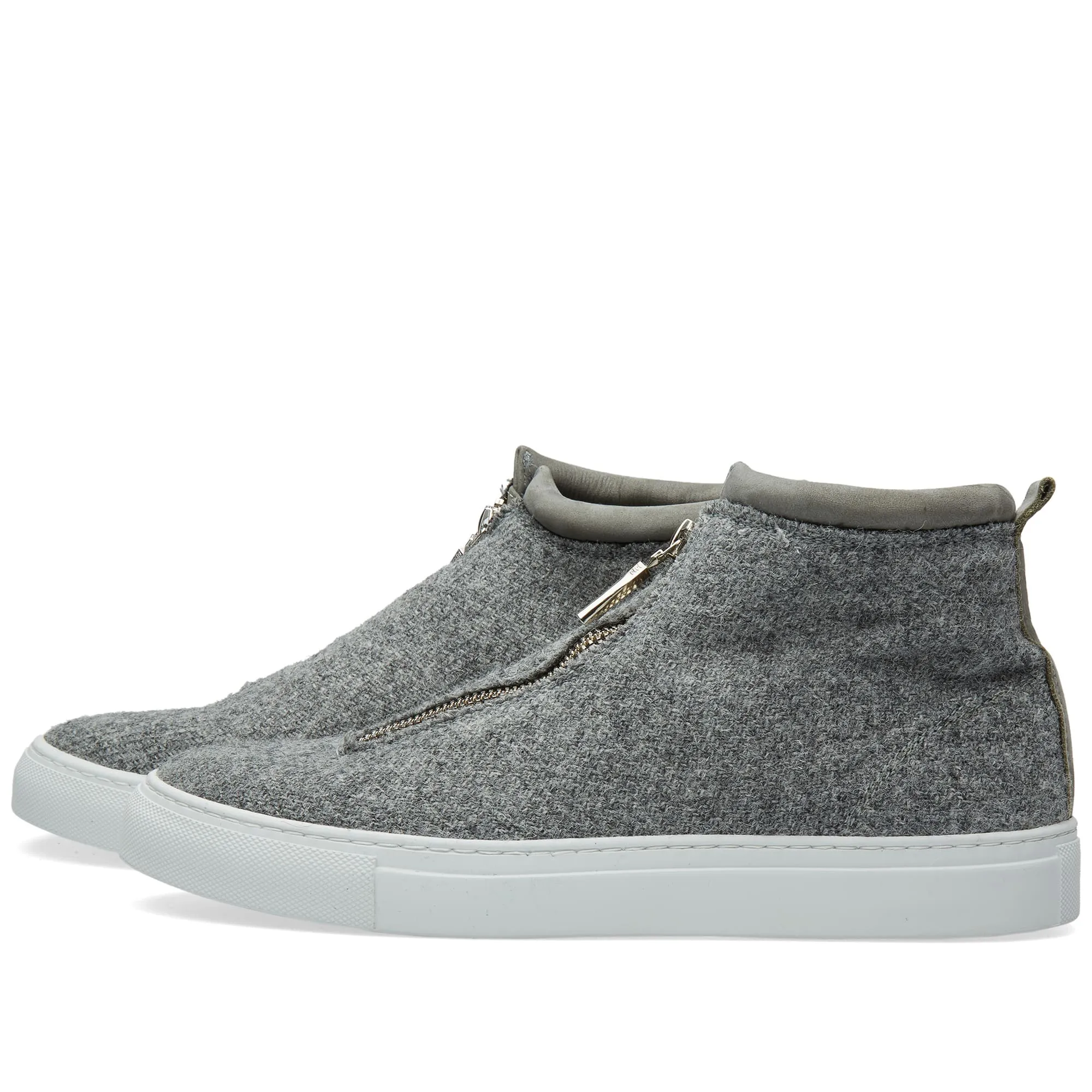 Mid Grey Tweed Fontesi Shoes by Diemme