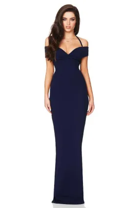 NOOKIE Athena Gown in Navy