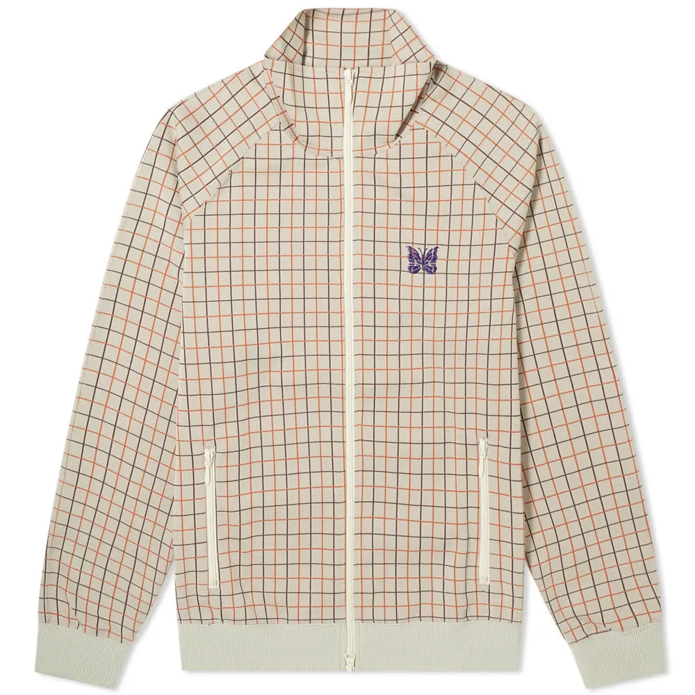 Needles Beige Plaid Track Jacket