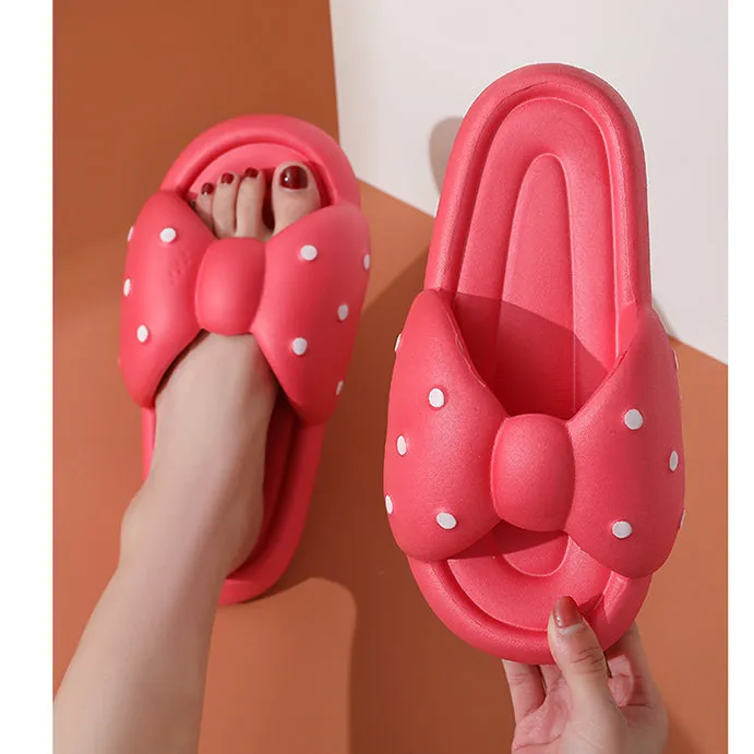 Cute Sweet 6 Colors PolkaDots Ribbon Sandals ON877