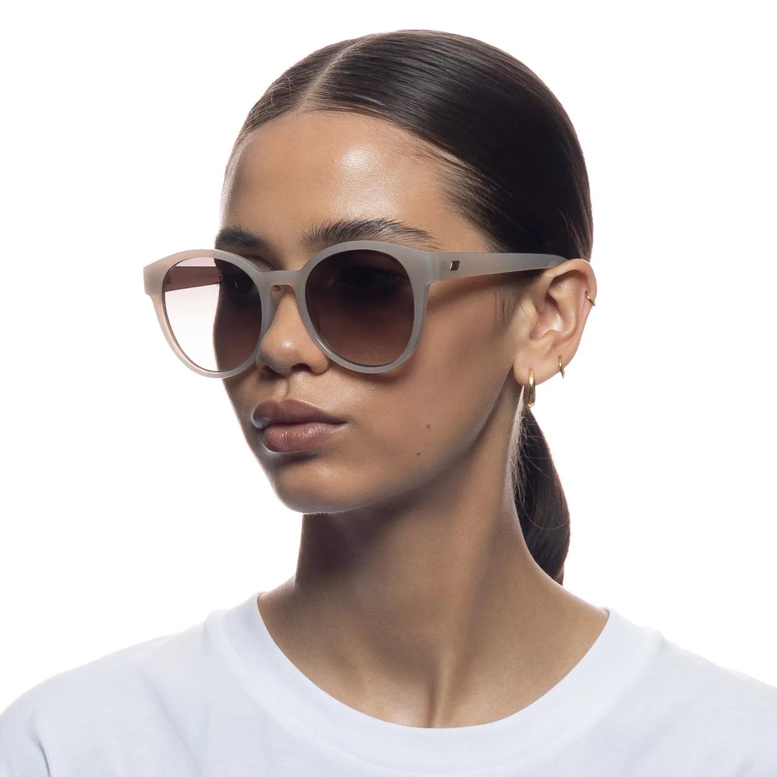 Le Specs Paramount Oatmeal Sunglasses