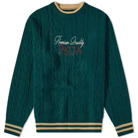 Patta Premium Cable KnitBotanical Garden