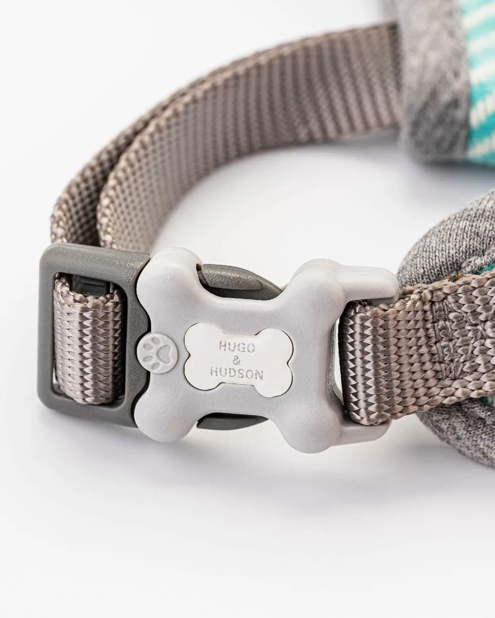 Order Aqua Herringbone Dog Harness