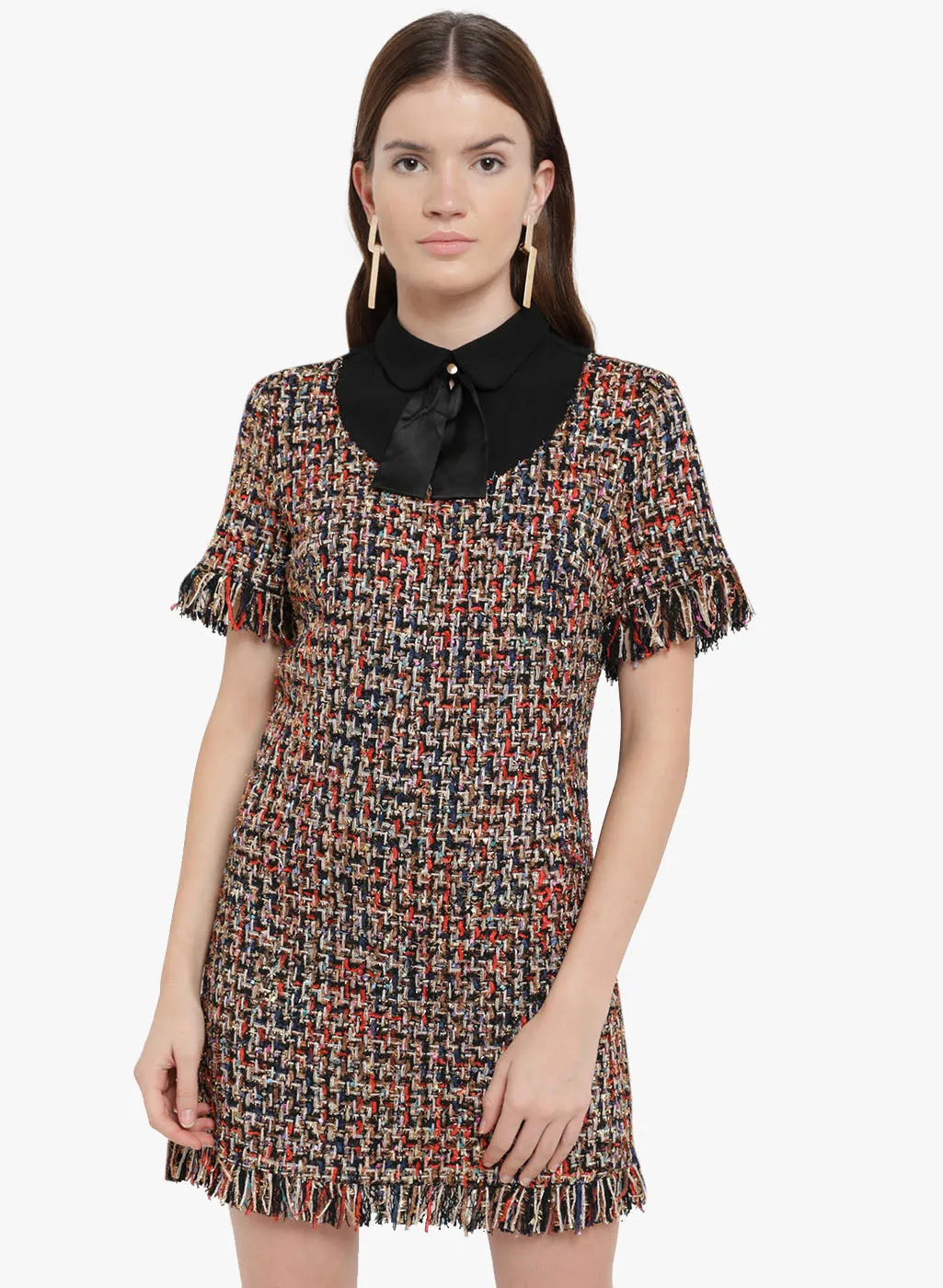 Daphne Tweed Mini Dress