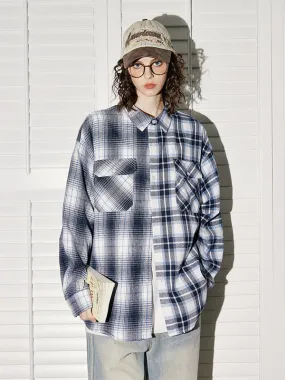 Women Size Over Plaid Shirts Spring 2024