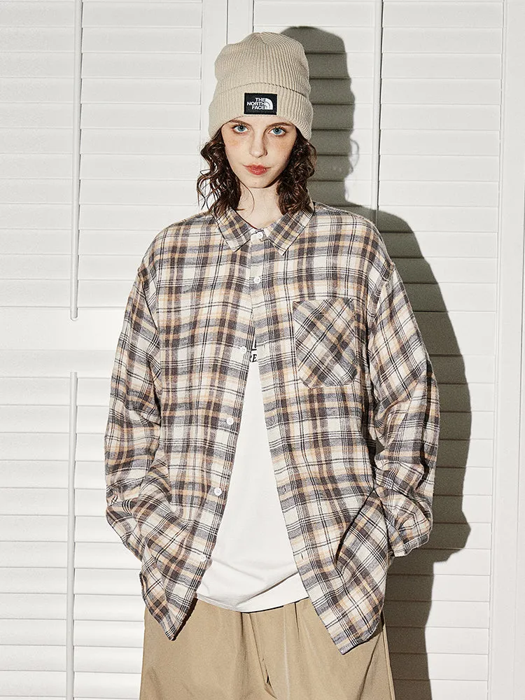 Women Size Over Plaid Shirts Spring 2024