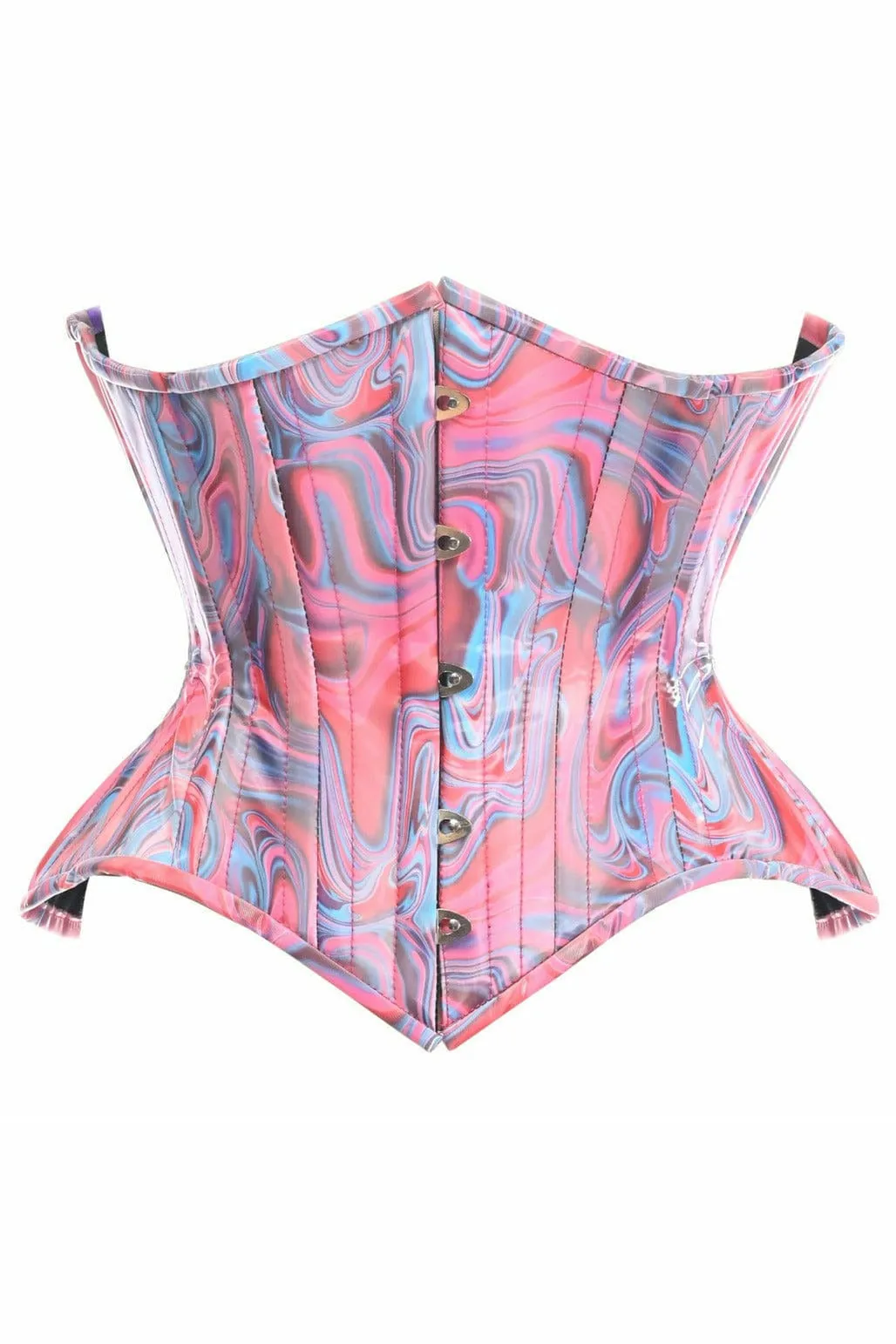 Colorful Rhinestone Underbust Corset