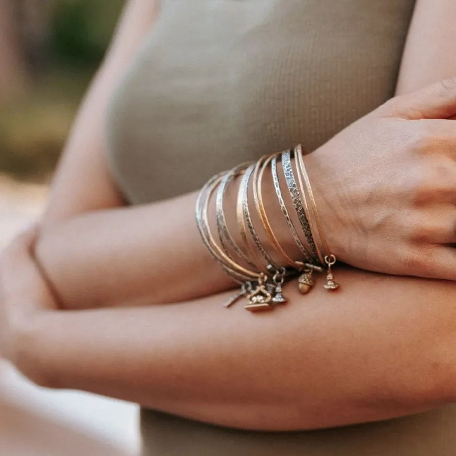 Riveted Cuff Bracelet Gold