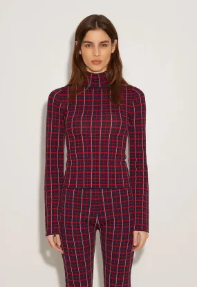 Red Plaid Roh Top