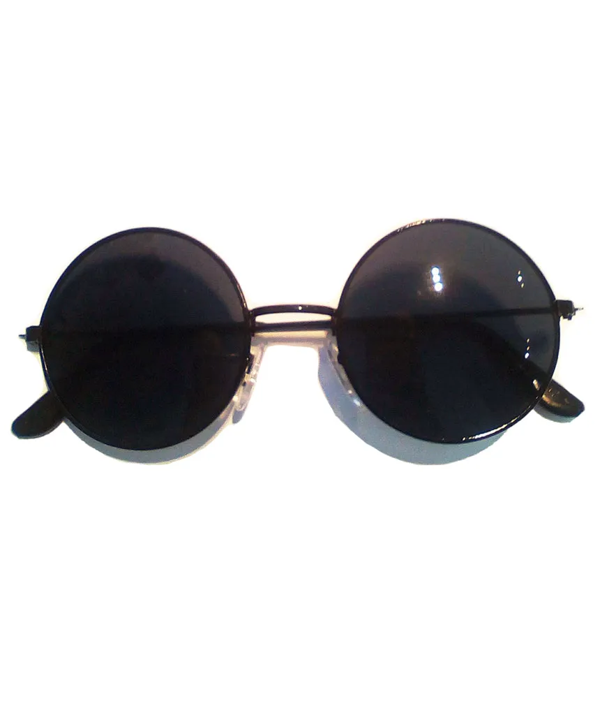 Round Sunglasses with Colored Frames