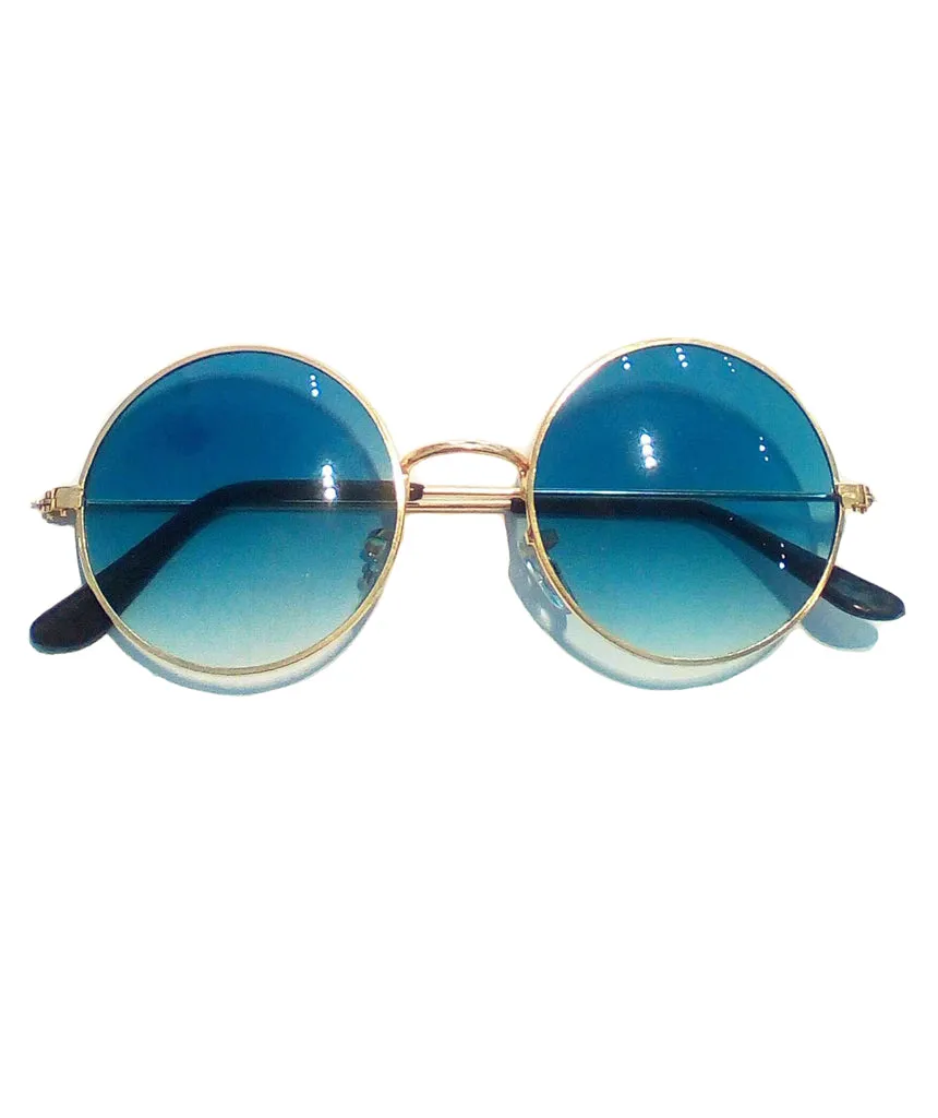 Round Sunglasses with Colored Frames