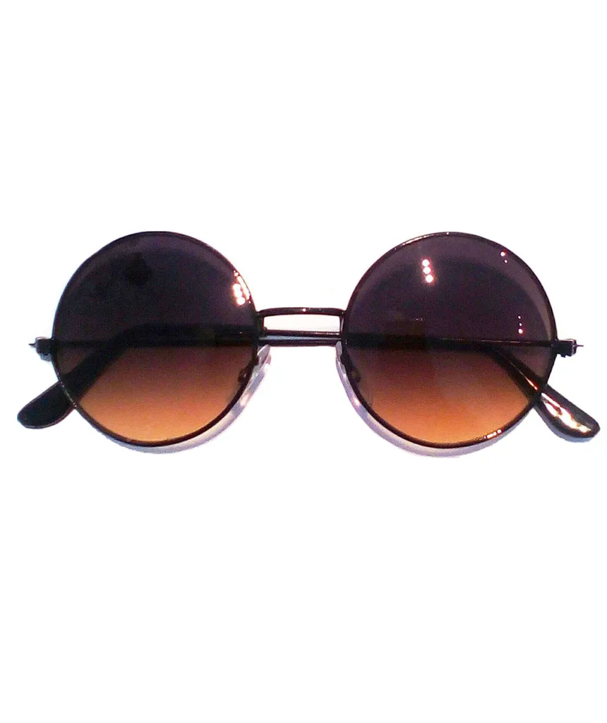 Round Sunglasses with Colored Frames