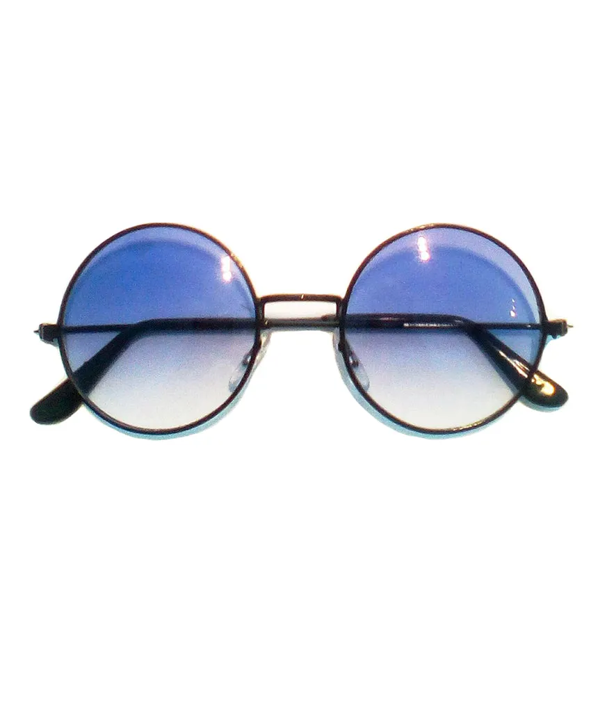 Round Sunglasses with Colored Frames