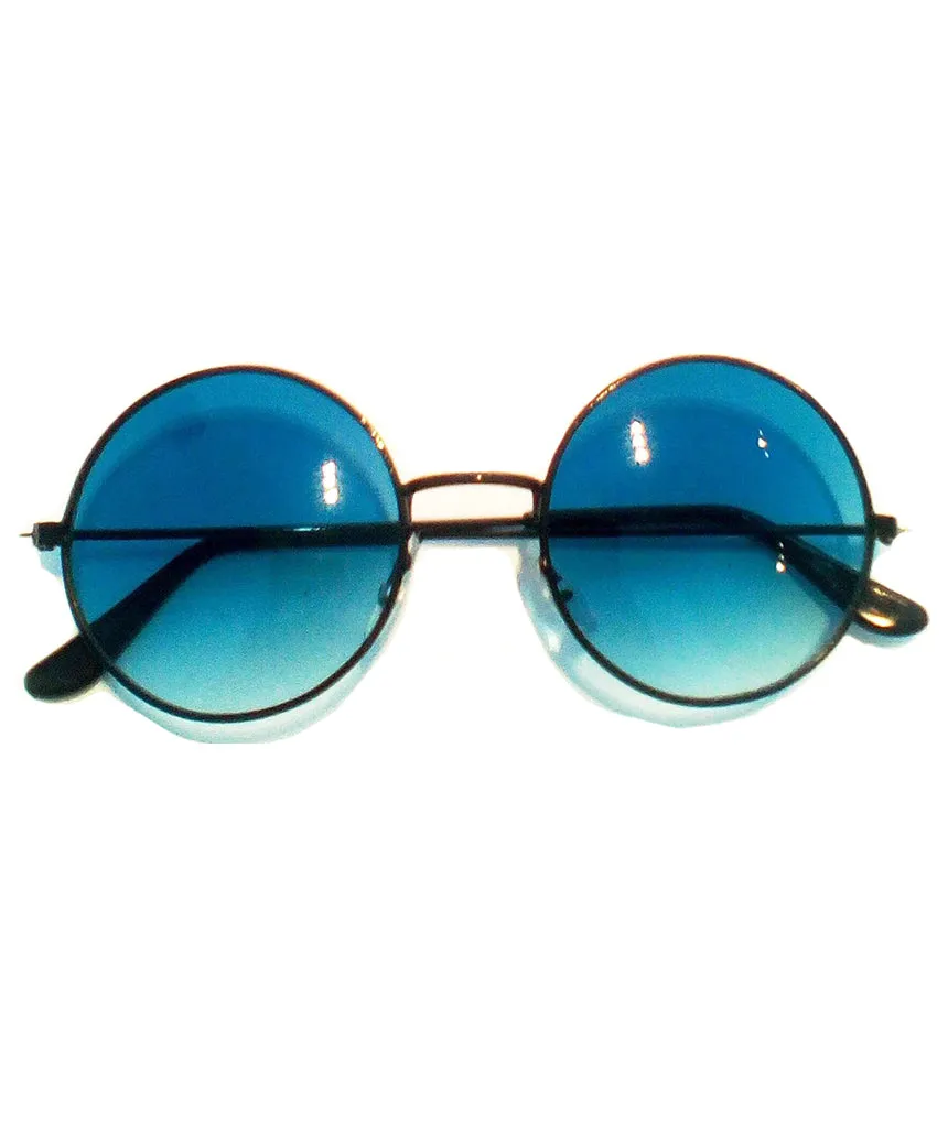 Round Sunglasses with Colored Frames