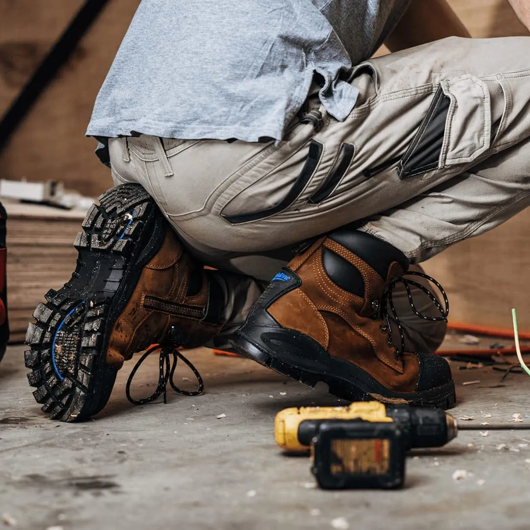 Saddle Brown Work Boots