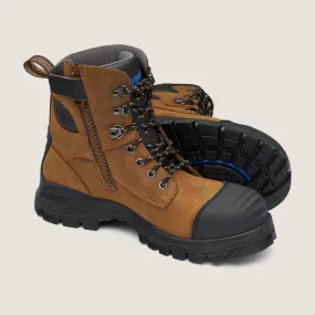 Saddle Brown Work Boots