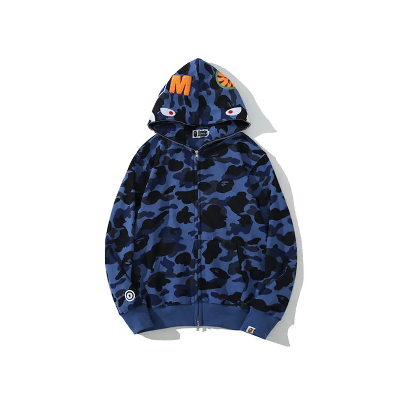 Shark Camo Zip Up from Original Edition Bathing Ape