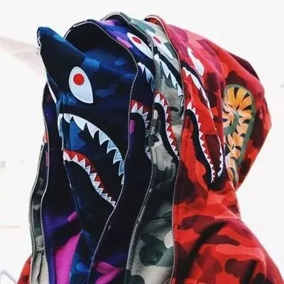 Shark Camo Zip Up from Original Edition Bathing Ape