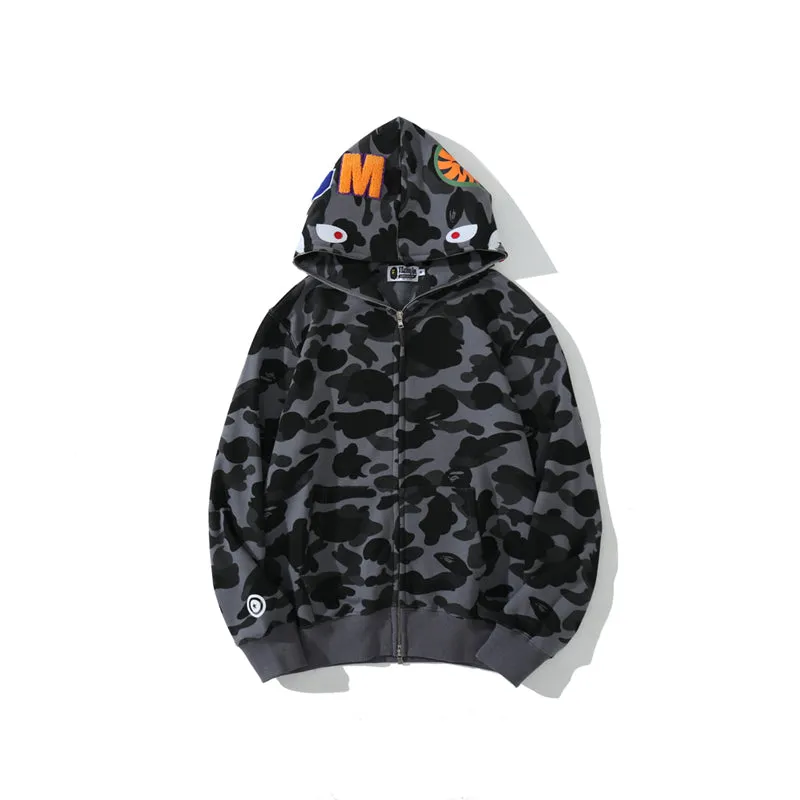 Shark Camo Zip Up from Original Edition Bathing Ape