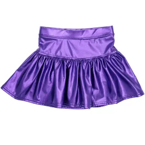 Shiny Purple Skort