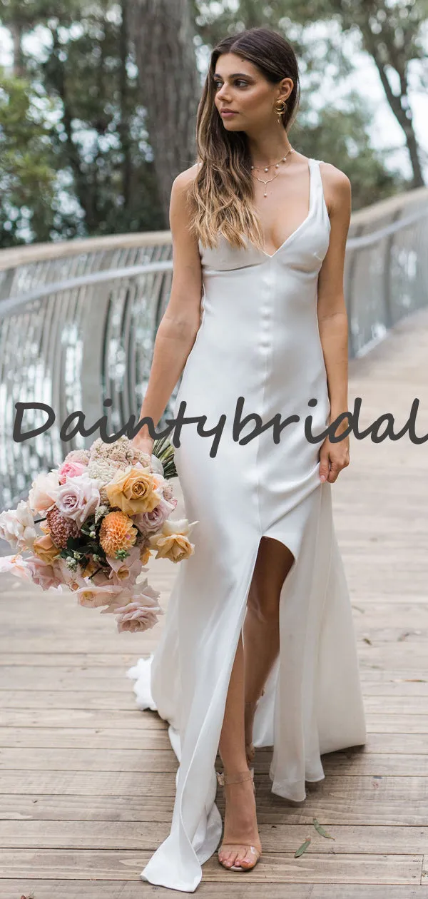 DB10744 Sleeveless Mermaid Wedding Dress