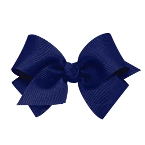 Light Navy Hair Bow